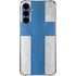 Finland Flag Distressed Galaxy A35 5G Clear Case